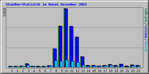 Stunden-Statistik im Monat Dezember 2021