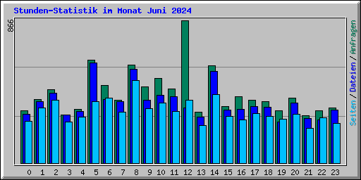 Stunden-Statistik im Monat Juni 2024