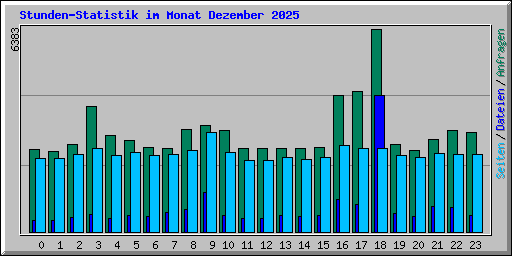Stunden-Statistik im Monat Dezember 2025